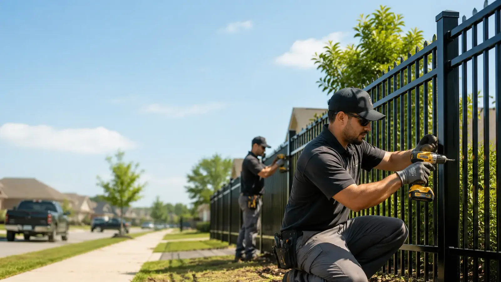 Metal Fence Installation in Newark, AR
